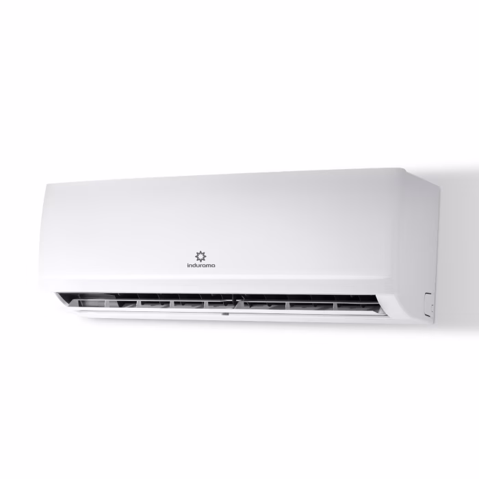 aire acondicionado split asi124a 12.000 btu alta eficiencia indurama lado izquierdo