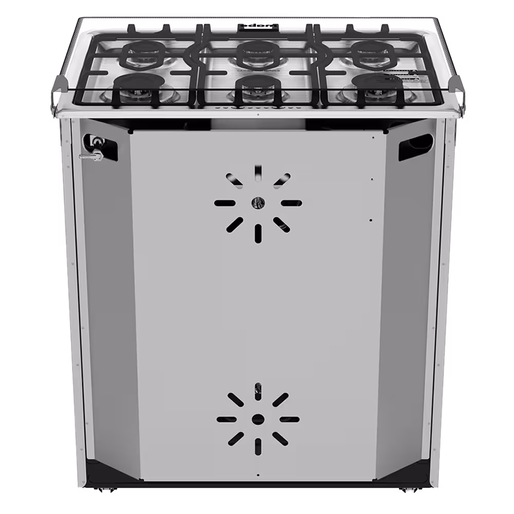 cocina a gas em7620fx0 inox 6q mabe parte trasera