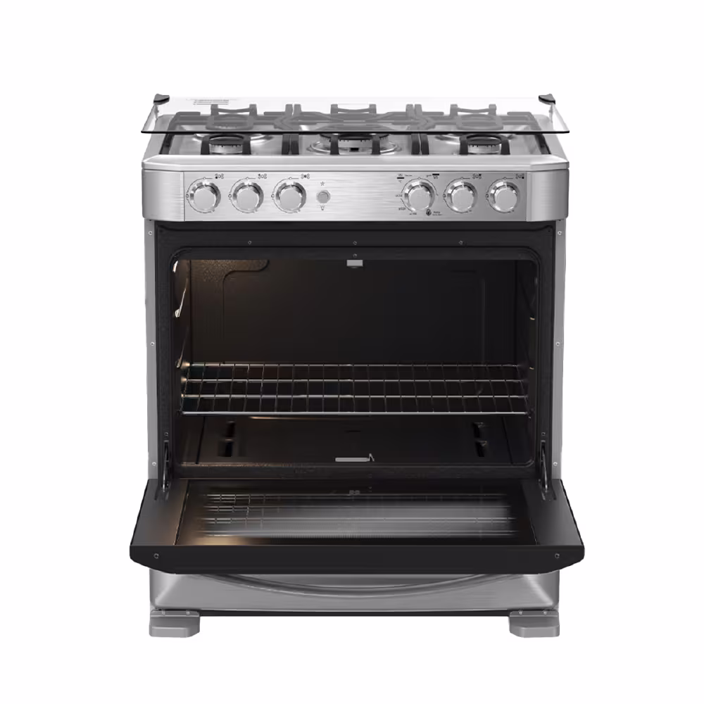 cocina a gas em7625fx0 mabe horno