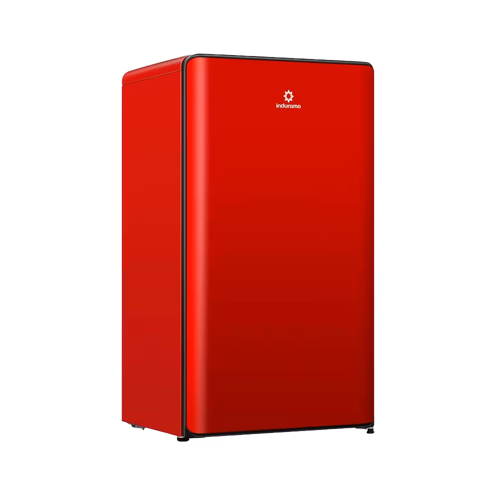mini nevera bar ri 120 rojo 95 litros indurama diagonal izquierda