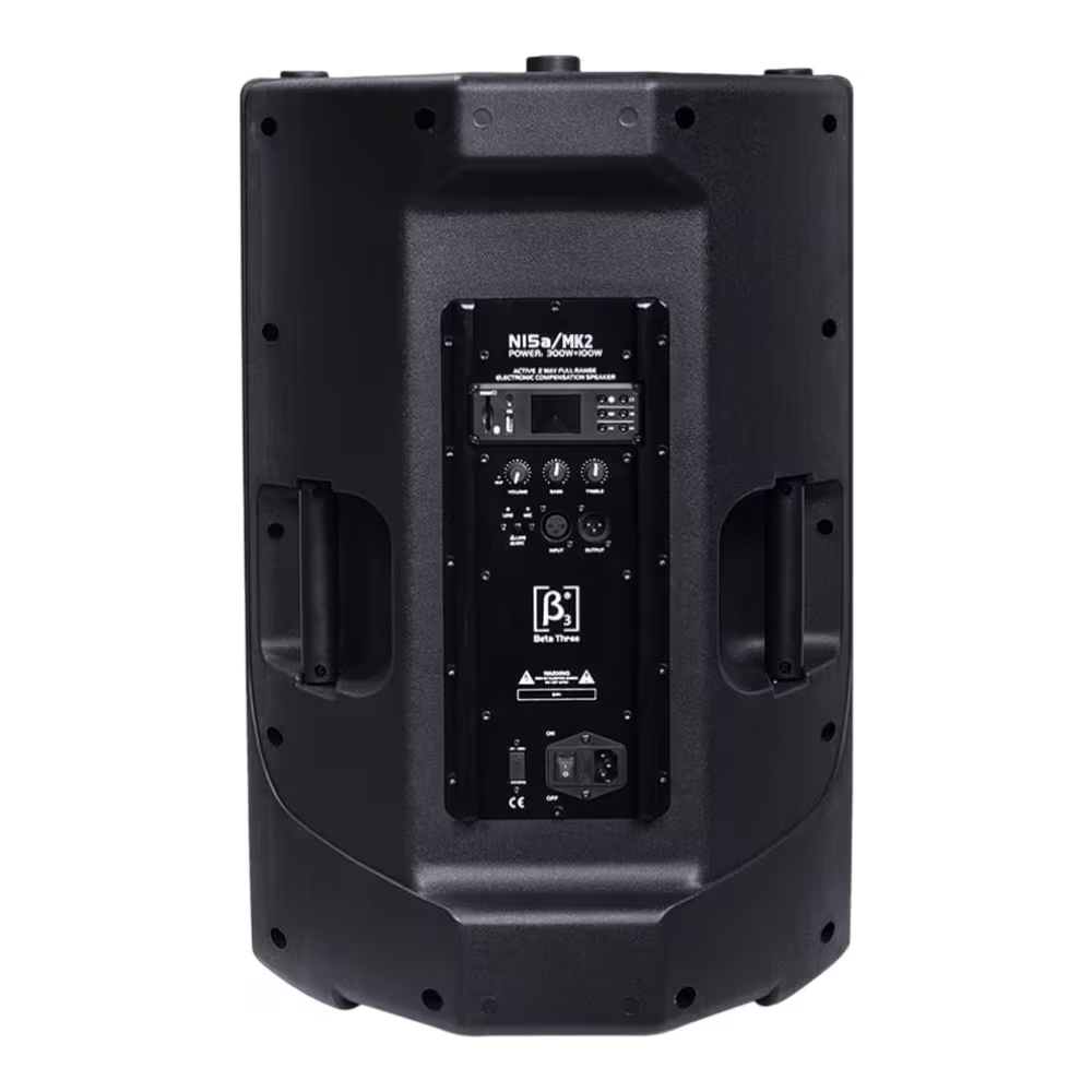 parlante profesional n15a 300 w beta 3 trasera