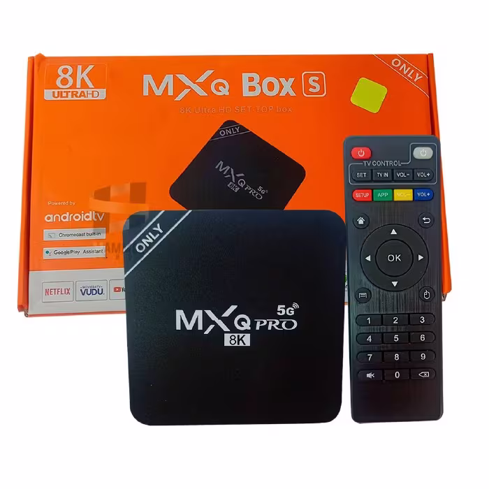 tv box 8k 5g mxq con caja
